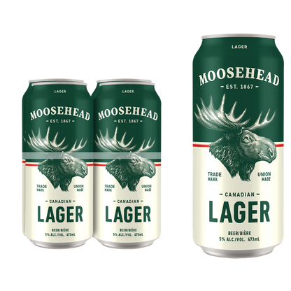 Moosehead Lager 4pk 16oz Can