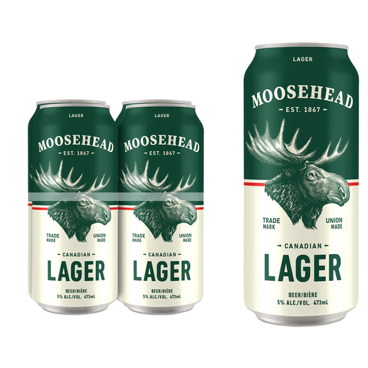 Moosehead Lager 4pk 16oz Can
