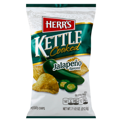 Herr's Jalapeno Kettle Chips 7.5oz
