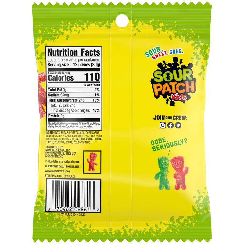 Sour Patch Kids Soft & Chewy Candy 5oz