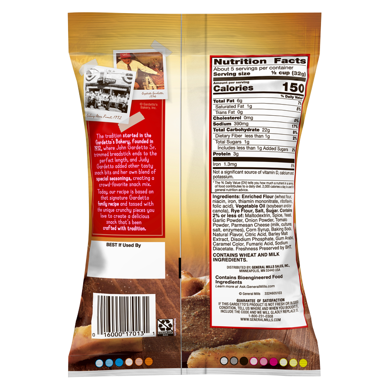 Gardetto's Spicy Italian Rye Chips 5.5oz