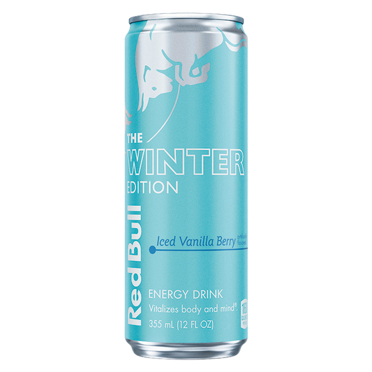 Red Bull Winter Edition Iced Vanilla Berry Energy Drink 12oz Can