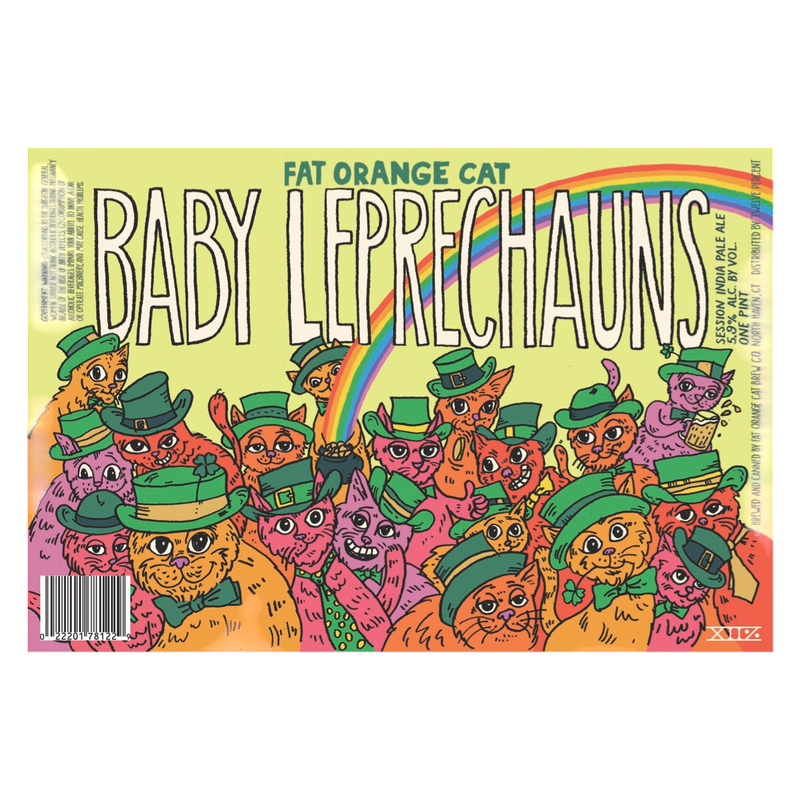 FAT ORNG CAT BABY LEPRECH 4PKC