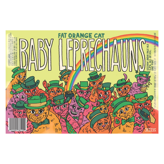 FAT ORNG CAT BABY LEPRECH 4PKC