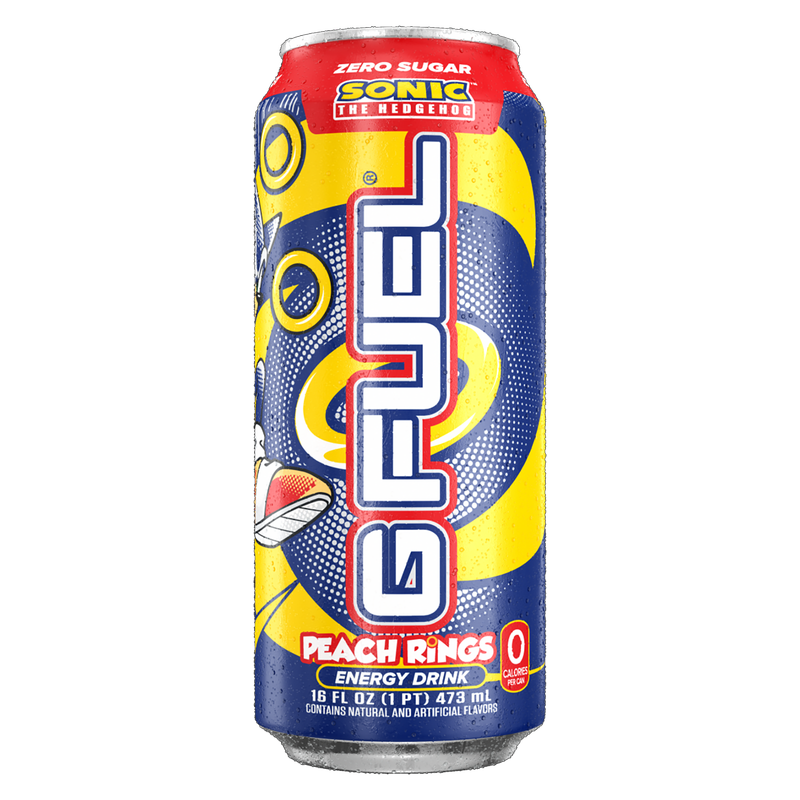 G Fuel Sonic Peach Rings 16oz Can