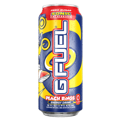G Fuel Sonic Peach Rings 16oz Can