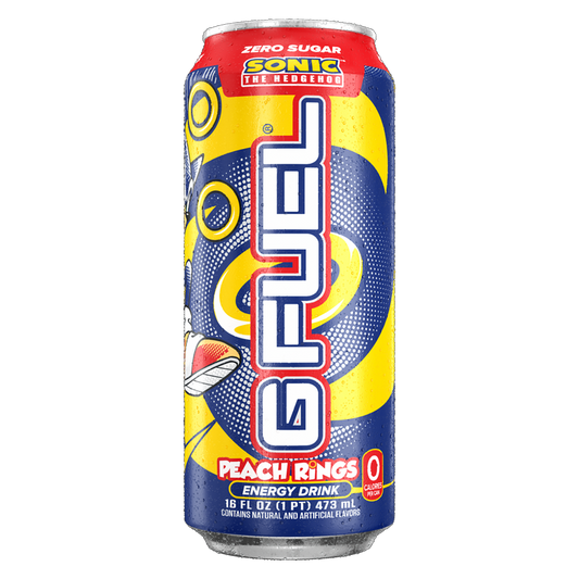 G Fuel Sonic Peach Rings 16oz Can