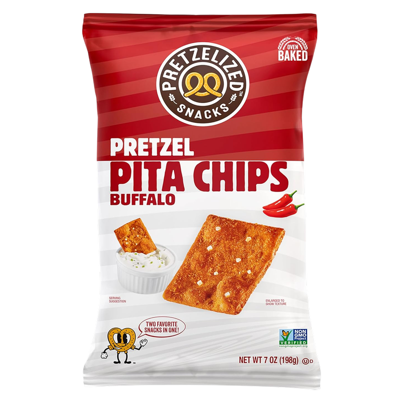 PRETZELIZED™ Pita Chips Buffalo, 7oz