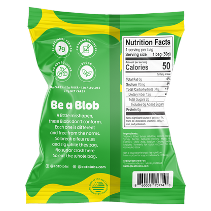 Blobs Passionfruit-Pineapple Gummies, 1.8 oz