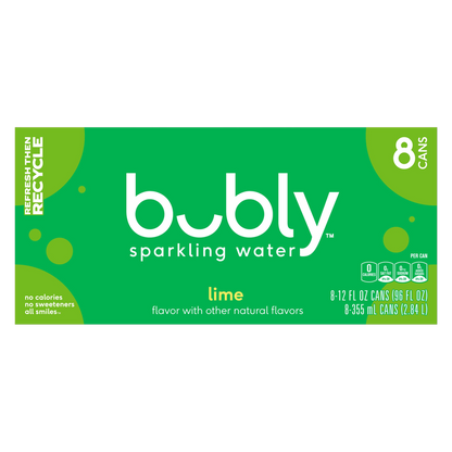 Bubly Lime 8pk 12oz Can