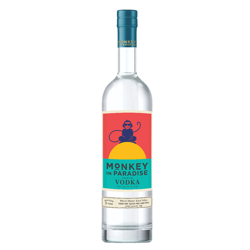 Monkey in Paradise Vodka 750ml (80 Proof)