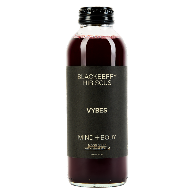 VYBES Blackberry Hibiscus Mood Drink 14oz Btl