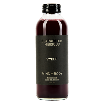 VYBES Blackberry Hibiscus Mood Drink 14oz Btl