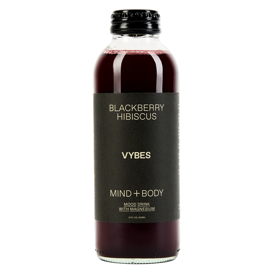 VYBES Blackberry Hibiscus Mood Drink 14oz Btl