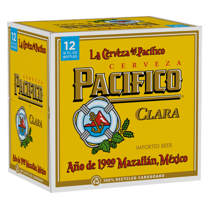 Pacifico 12pk 12oz Btl 4.4% ABV