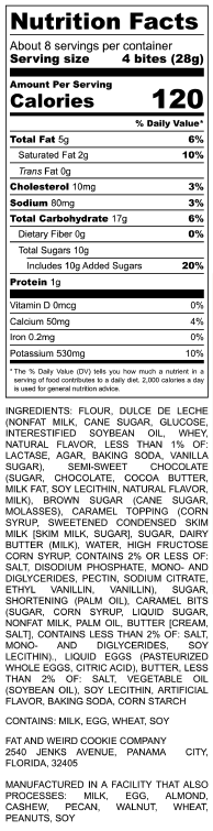 Fat and Weird Cookie Mega Cookie Dough Bites 8oz - Big Sexy
