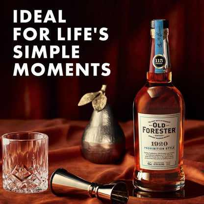 Old Forester Whiskey Row Series: 1920 Prohibition Style Kentucky Straight Bourbon Whisky, 750 mL Bottle, 115 Proof