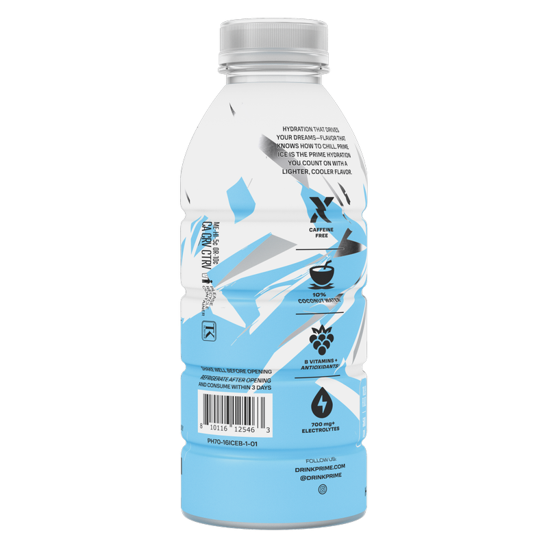 Prime Hydration Ice Blue Chill 16.9oz Btl