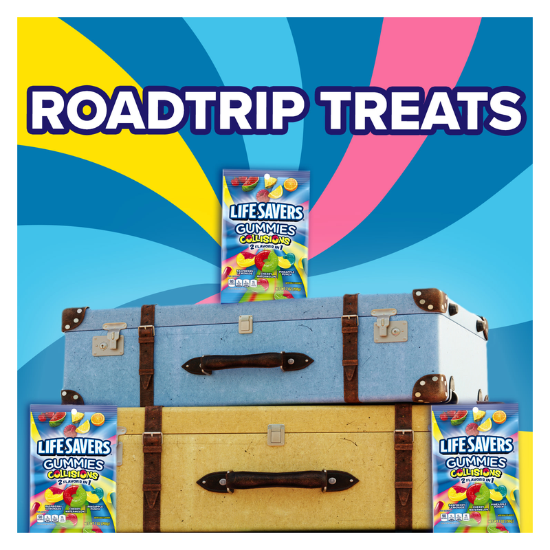 LIFE SAVERS Gummy Candy, Collisions, 7 oz Bag