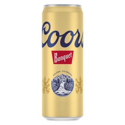 Coors Banquet Single 24oz Can 5% ABV