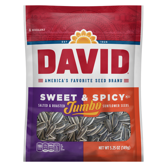 David's Sweet and Spicy Sunflower Seeds 5.25oz
