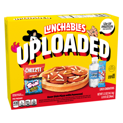 Lunchables Uploaded Pepperoni Deep Dish Pizza - 15oz