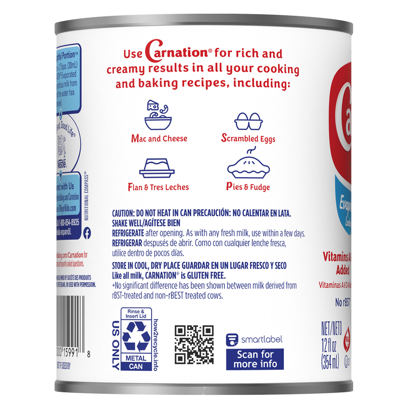Nestle Carnation Evaporated Milk 12oz