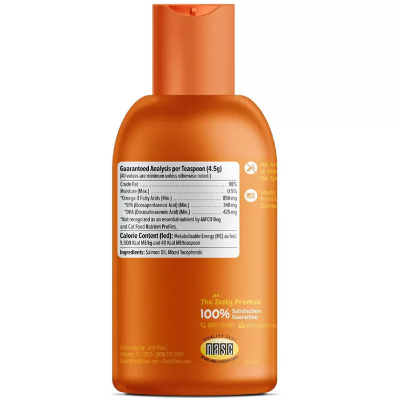 Zesty Paws Wild Alaskan Salmon Oil for Dogs