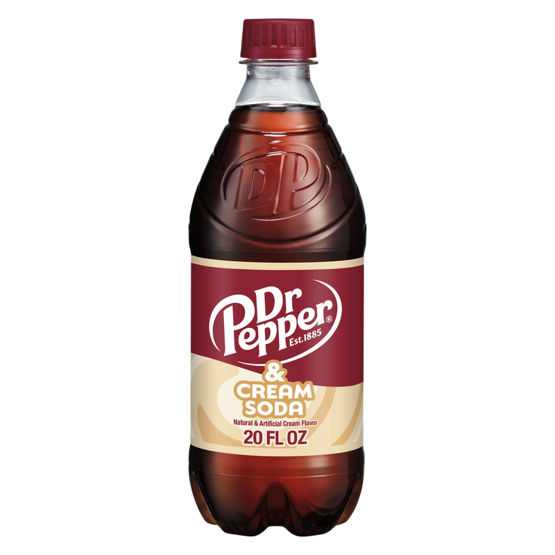 Dr Pepper & Cream Soda 20oz Btl