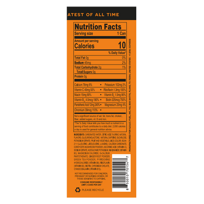 G.O.A.T. Fuel Mango Passionfruit Energy Drink 12oz Can