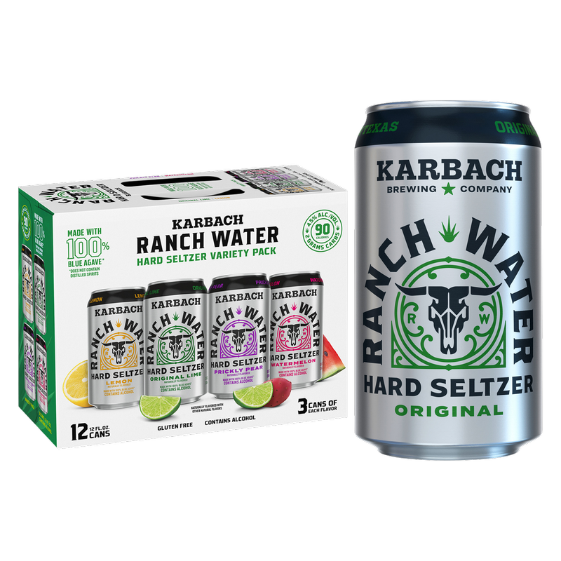 Karbach Brewing Ranch Water Hard Seltzer Variety Pack 12pk 12oz