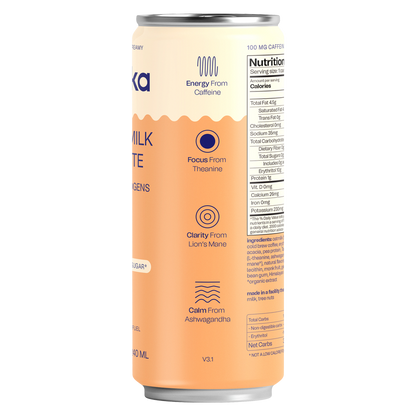 Taika Oat Milk Latte 8oz Can