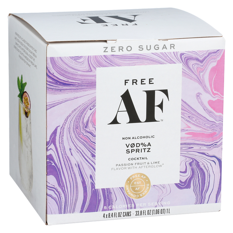 FREE AF Vodka Spritz 4pk 8.4oz Can