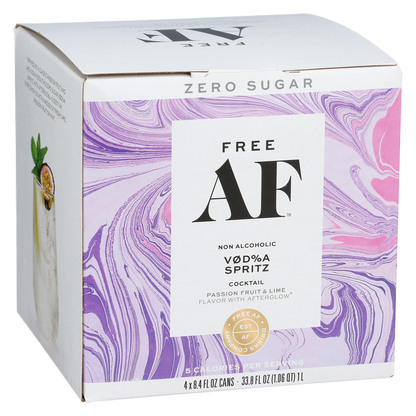 FREE AF Vodka Spritz 4pk 8.4oz Can