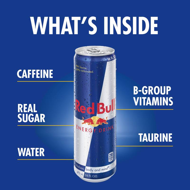 Red Bull Energy Drink 16oz Can