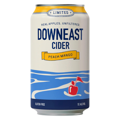 Downeast Cider Seasonal - Peach Mango 4pk 12oz Can 5.0% ABV