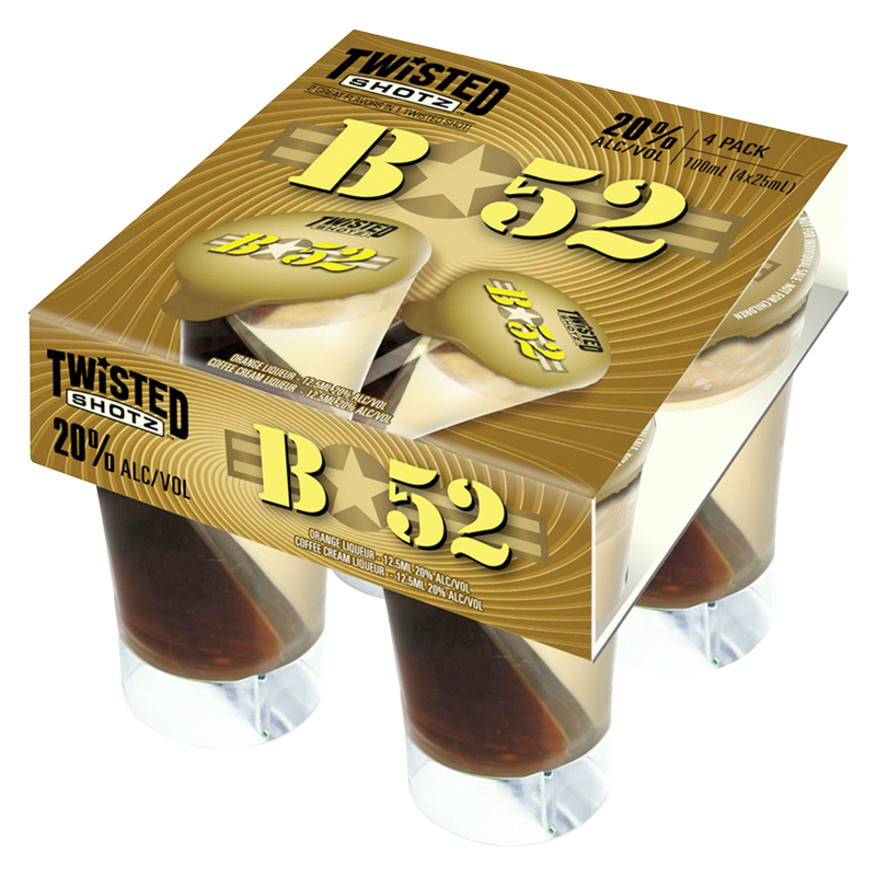 Twisted Shotz B-52 4pk 25ml
