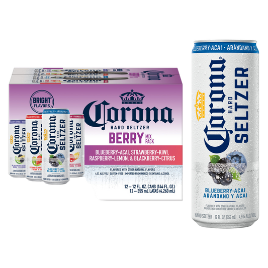 Corona Hard Seltzer Berry Mix Variety Pack 12pk 12oz Cans 4.5% ABV