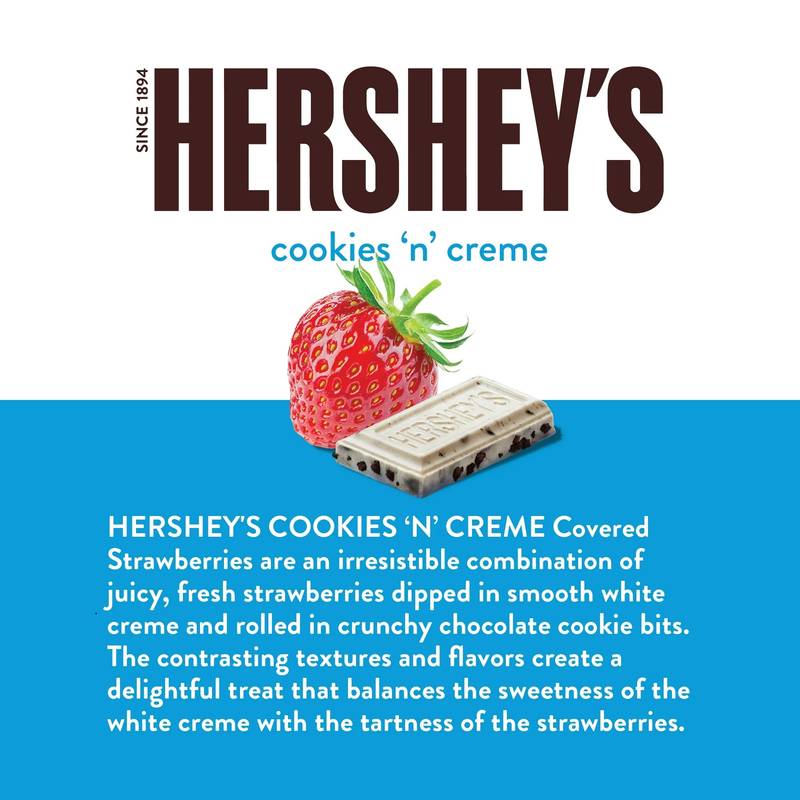 Hershey's Frozen Cookies 'N' Cream Strawberries 8oz