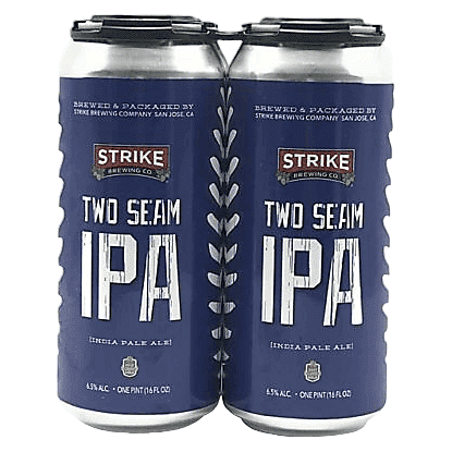 Strike Brewing Two Seam IPA 4pk 16oz Can