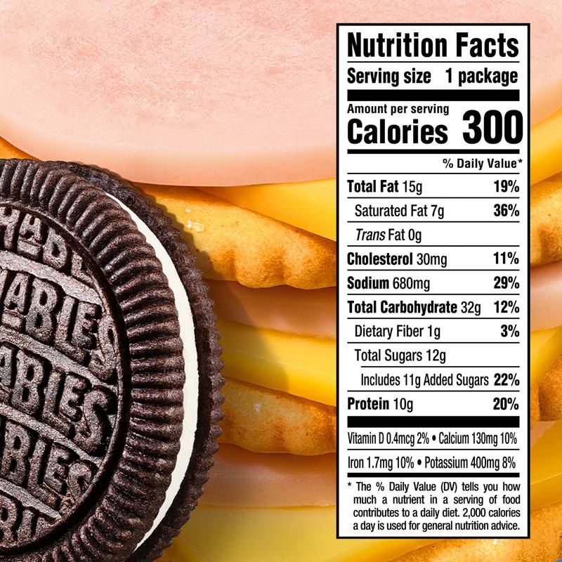 Lunchables Turkey & American Cheese Cracker Stackers with Chocolate Sandwich Cookies  - 3.2oz