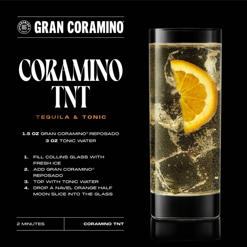 Gran Coramino Tequila Reposado 750ml (80 Proof)