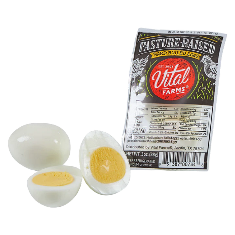 Vital Farms Hard Boiled Pasture Raised Eggs, 2ct