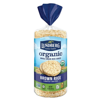 Lundberg Family Farms Lightly Salted Organic Brown Rice Cakes 8.5oz bag