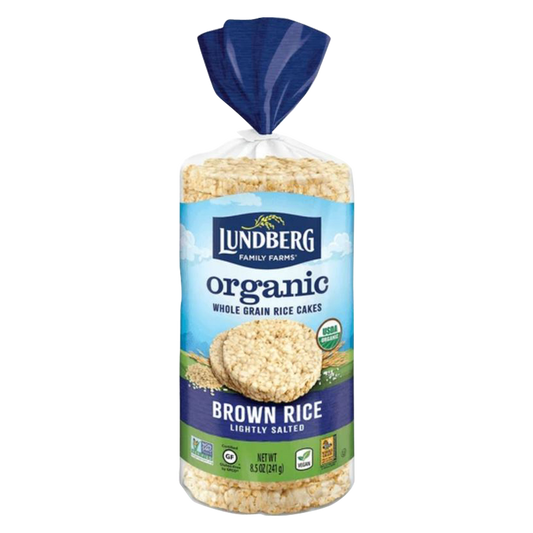Lundberg Family Farms Lightly Salted Organic Brown Rice Cakes 8.5oz bag