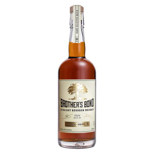 Brother's Bond Straight Bourbon Whiskey 750ml Bottle 40% ABV