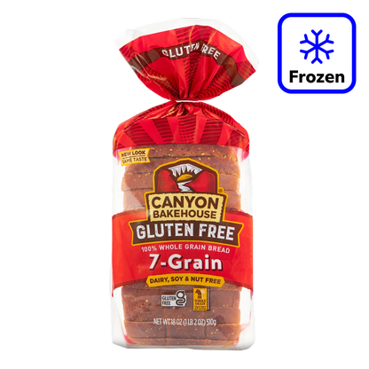 Canyon Bakehouse Frozen Gluten Free 7 Grain Bread - 18oz