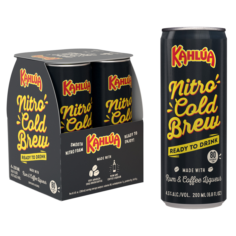 Kahlua Nitro Cold Brew 4pk 200ml