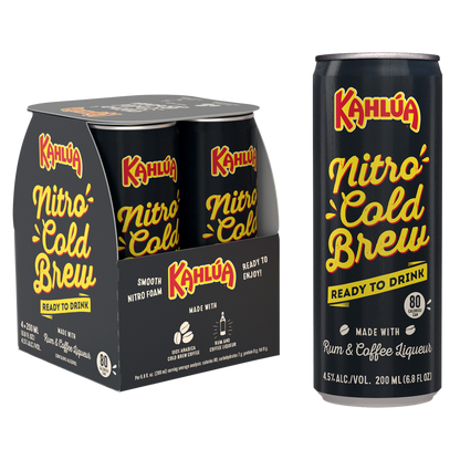 Kahlua Nitro Cold Brew 4pk 200ml