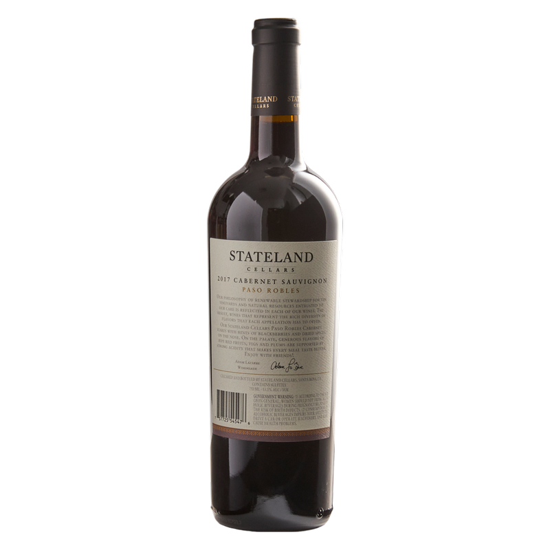 Stateland Cellars Cabernet Sauvignon 750ml